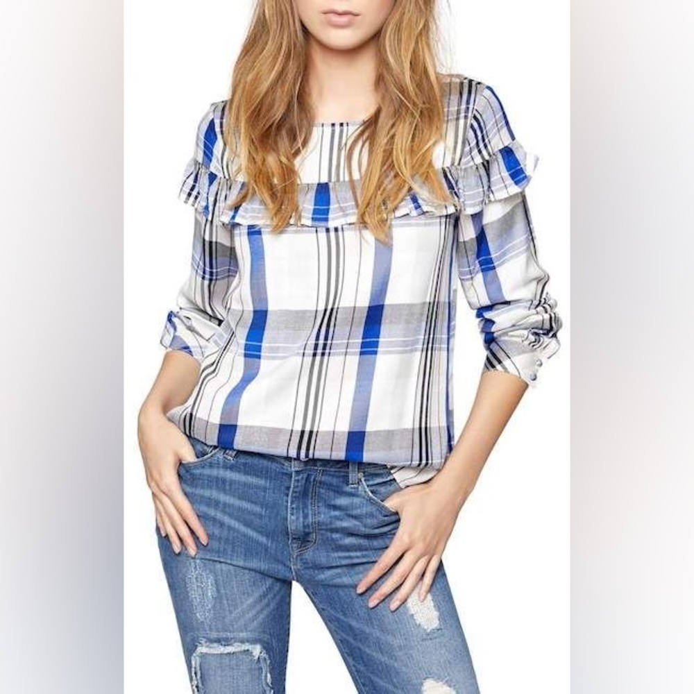 Sanctuary Across The Universe Ruffle Top